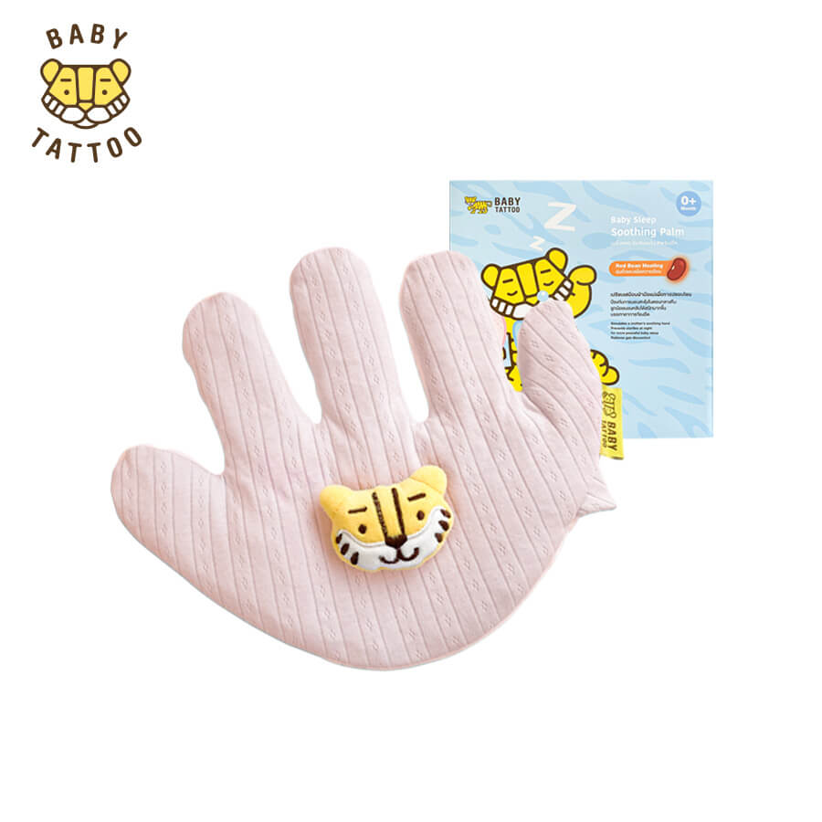 มือกันสะดุ้ง สำหรับเด็ก BABY TATTOO สีชมพู